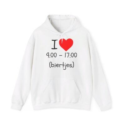 I love 9:00 - 17:00 Biertjes Hoodie