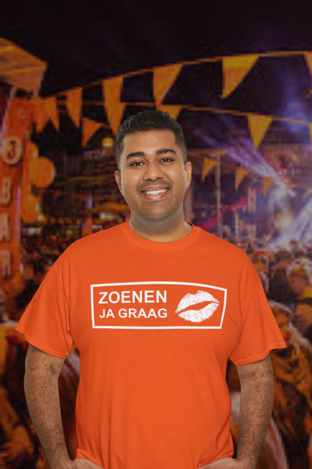 Oranje koningsdag shirt